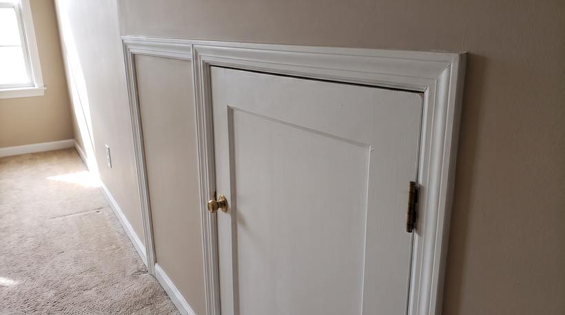 The same door repaired and rehung by Kaminskiy
