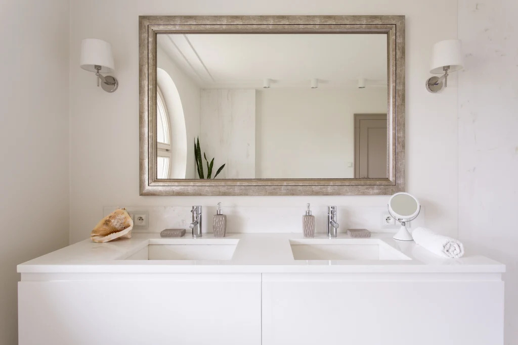 Bathroom Vanity and Mirror installation