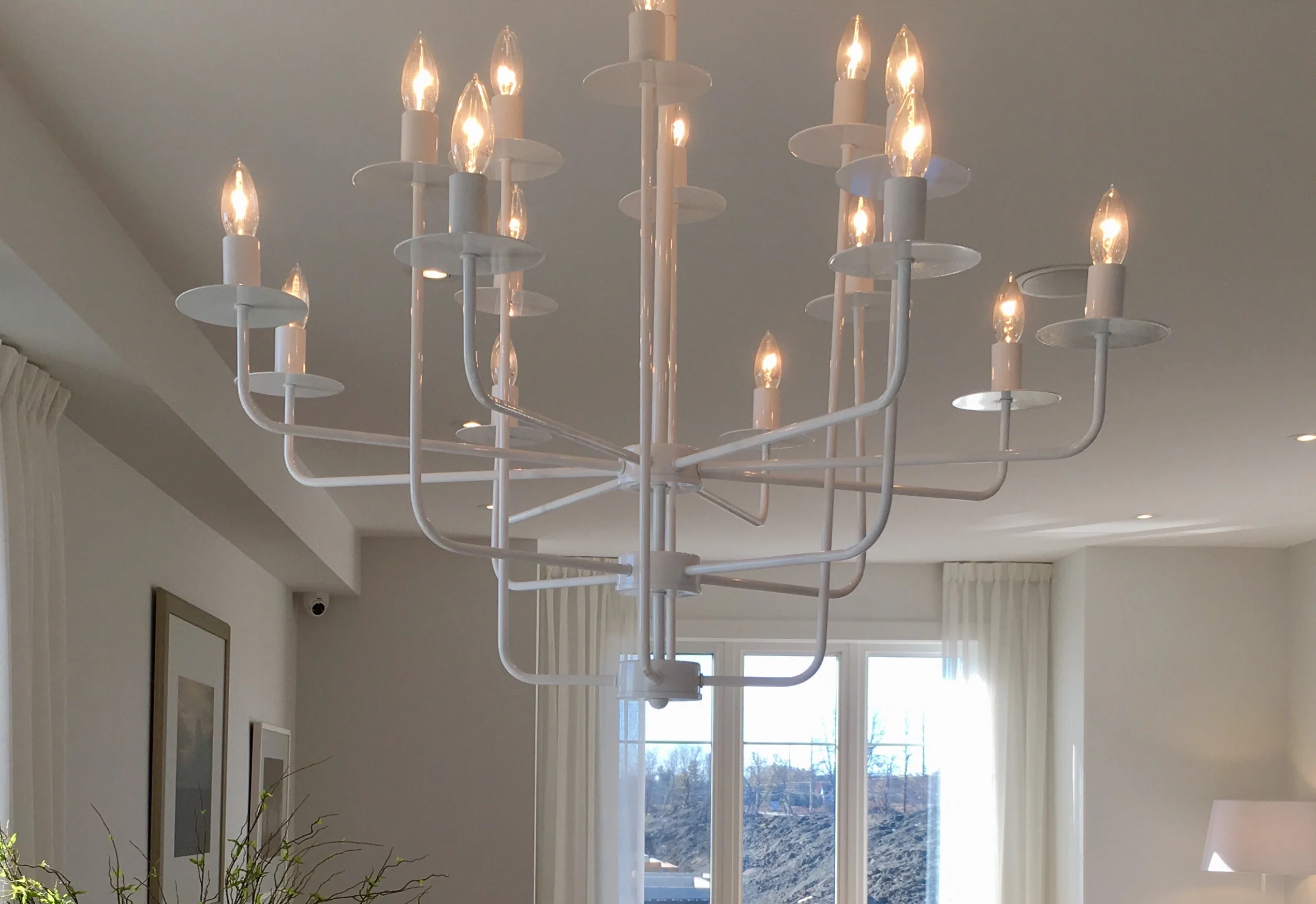 Chandelier Installation