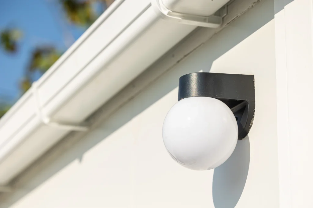 Exterior Wall And Porch Light Installation