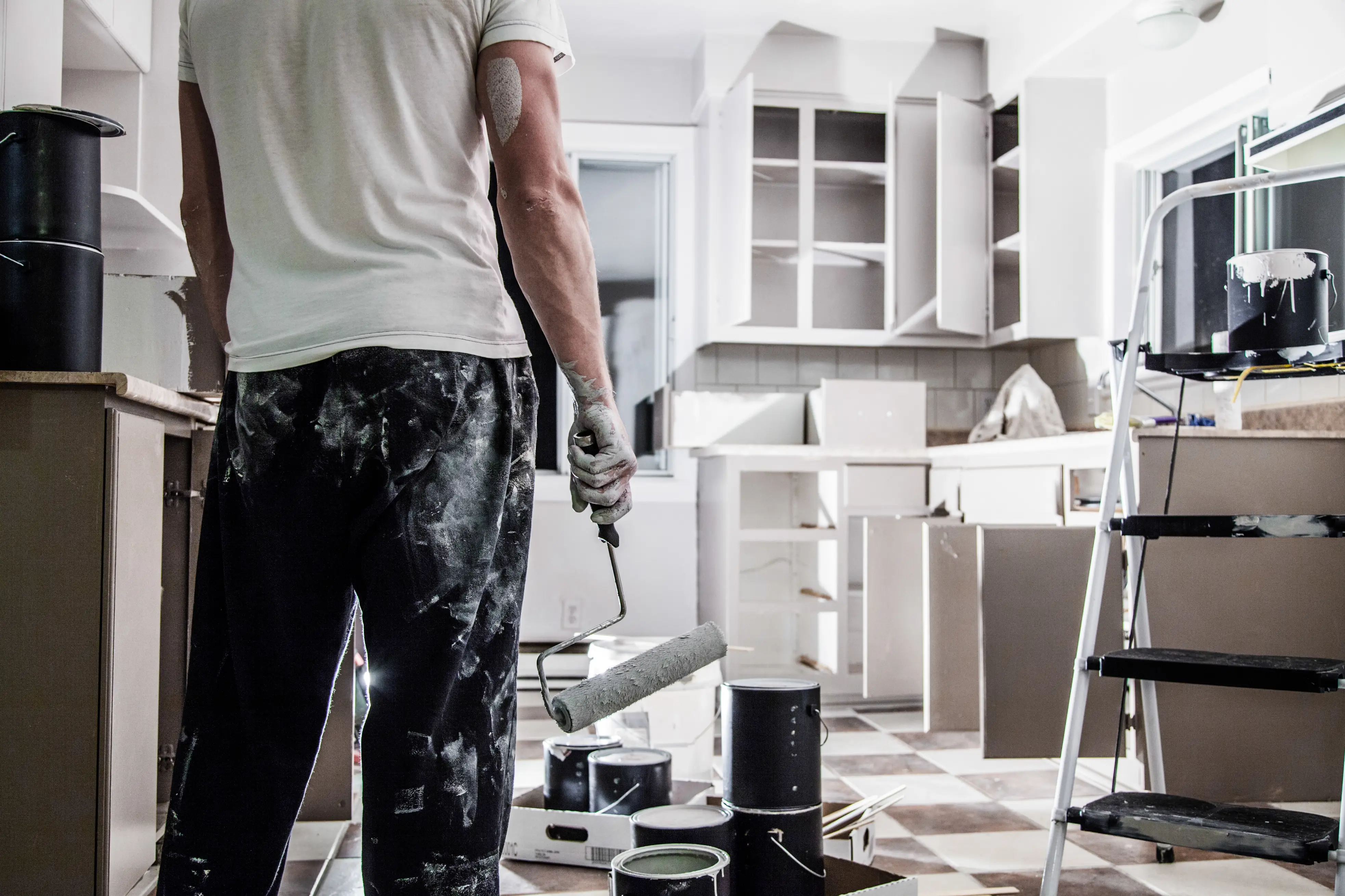 Cabinet Box Interior Painting