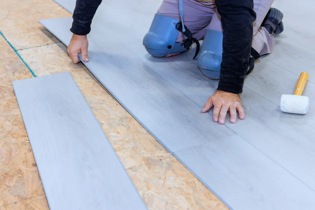 Luxury Vinyl Plank For mobility aid use