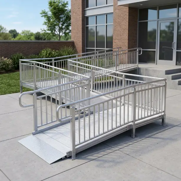 Modular Aluminum Ramp Installation